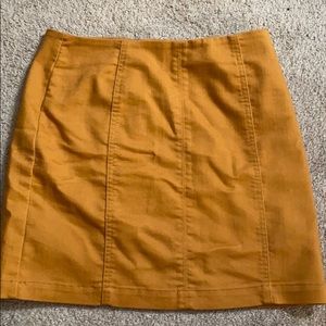 Pumpkin orange skirt